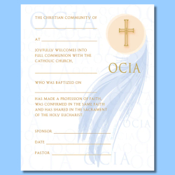 Certificate-OCIA, 2 Sacarments