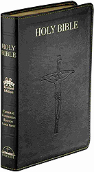 Bible-NABRE, Catholic Companion Edition Librosario, Large Print, Black