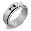 Ring-Cross Stainless