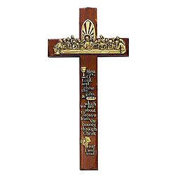 Crucifix- 12", Last Supper