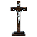 Crucifix- 13" Standing, Wood