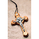 Crucifix-  3", St Benedict Wood