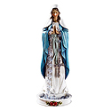 Statue-Praying Madonna-8" with Rosary Holder