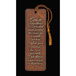 Bookmark-Serenity Prayer, Spanish