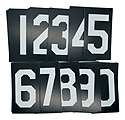 Numbers-3-1/2", 1 Each, 0-9