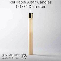 Candle-Refillable, 1-1/8" X 16"