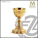 Chalice & Paten-Sterling Cup, Gold Plated