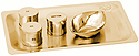 Baptismal Set-Gold Plate