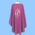 Chasuble-Purple, Embroidery on one side