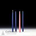 Candle-Advent Home Refills, Blue, Rose