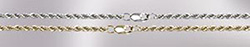 Chain-24", Rhodium plated with clasp