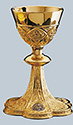 Chalice & Paten-Brass Gold Plated