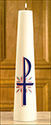 Christ Candle-Chi Rho