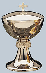 Ciborium- 270 Host, Stainless Gold Plated