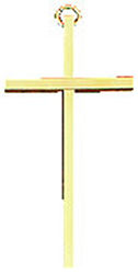 Cross-  4", Gold Plated