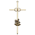 Cross-  8", Wedding, Gold