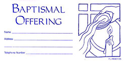 Envelope-Baptism Offering