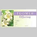 Envelope-Easter Flower, English