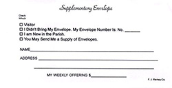 Envelope-Supplemental