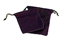 Flannel Bag, 5" X 4" Purple