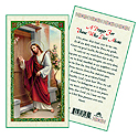 Holy Card-Christ Knocking, Live Alone