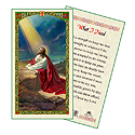 Holy Card-Jesus Praying