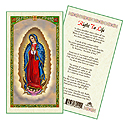 Holy Card-Lady Of Guadalupe