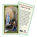 Holy Card-Lady Of Lourdes