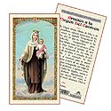 Holy Card-Lady Of Mount Carmel