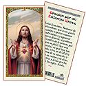 Holy Card-Sacred Heart