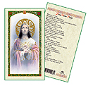 Holy Card-Sacred Heart