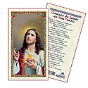 Holy Card-Sagrado Corazon