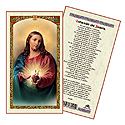 Holy Card-Sagrado Corazon