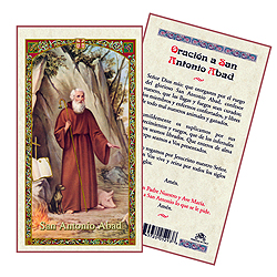 Holy Card-San Antonio Abad