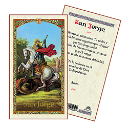 Holy Card-San Jorge