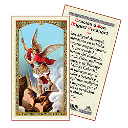 Holy Card-San Miguel Arcangel