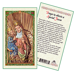 Holy Card-St Anne