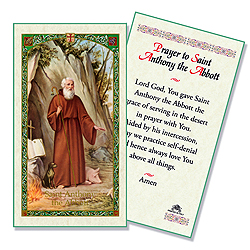 Holy Card-St Anthony Abbott