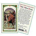 Holy Card-St Christopher