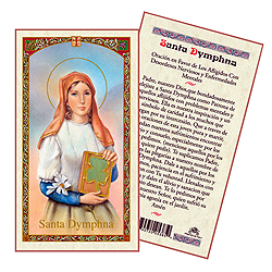 Holy Card-St Dymphna