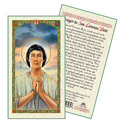 Holy Card-St Lorenzo Ruiz