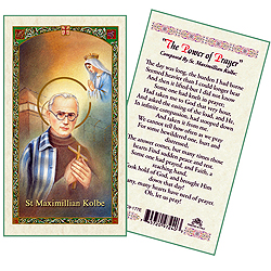 Holy Card-St Maximilian