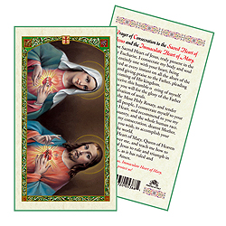 Holy Card-Twin Hearts