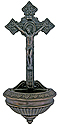 Holy Water Font-Crucifixion