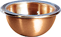 Holy Water Font Liner-Satin Bronze, 3-3/4