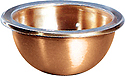Holy Water Font Liner-Satin Bronze, 6-3/4