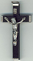 Medal-Cross, Black, 1-1/4