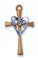 Pendant-Cross with Heart