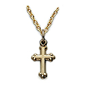 Pendant-Cross On 13" Chain