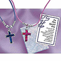 Pendant-Cross, Pink